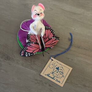 Annalee Mouse with Purple and Green Accents